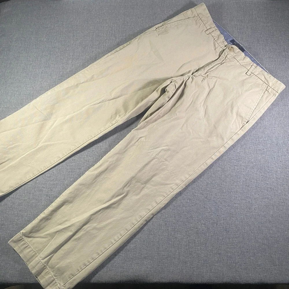 Banana Republic Boot‎ Cut Chinos Mens Khaki Cotton Pants Size 30x30